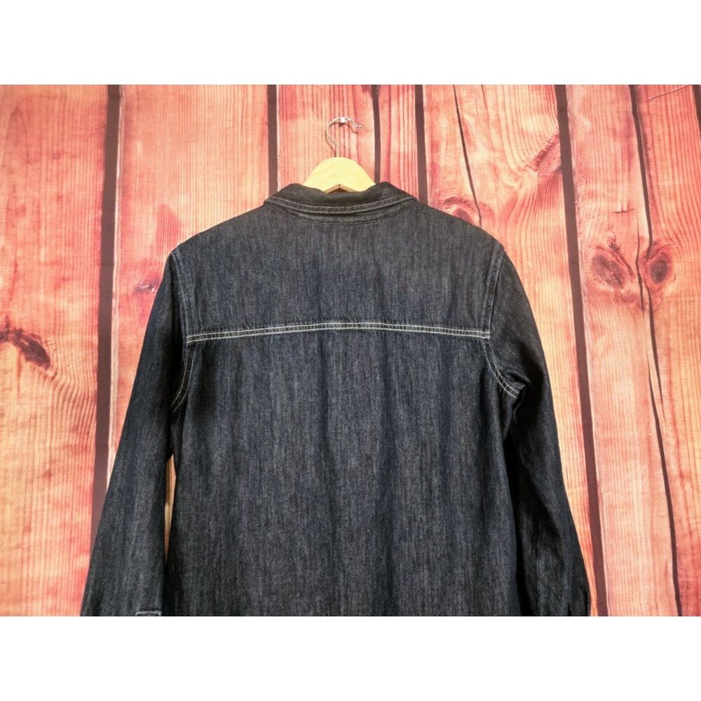 Lee Dark Blue Denim Shirt Dress M - Picture 7 of 8